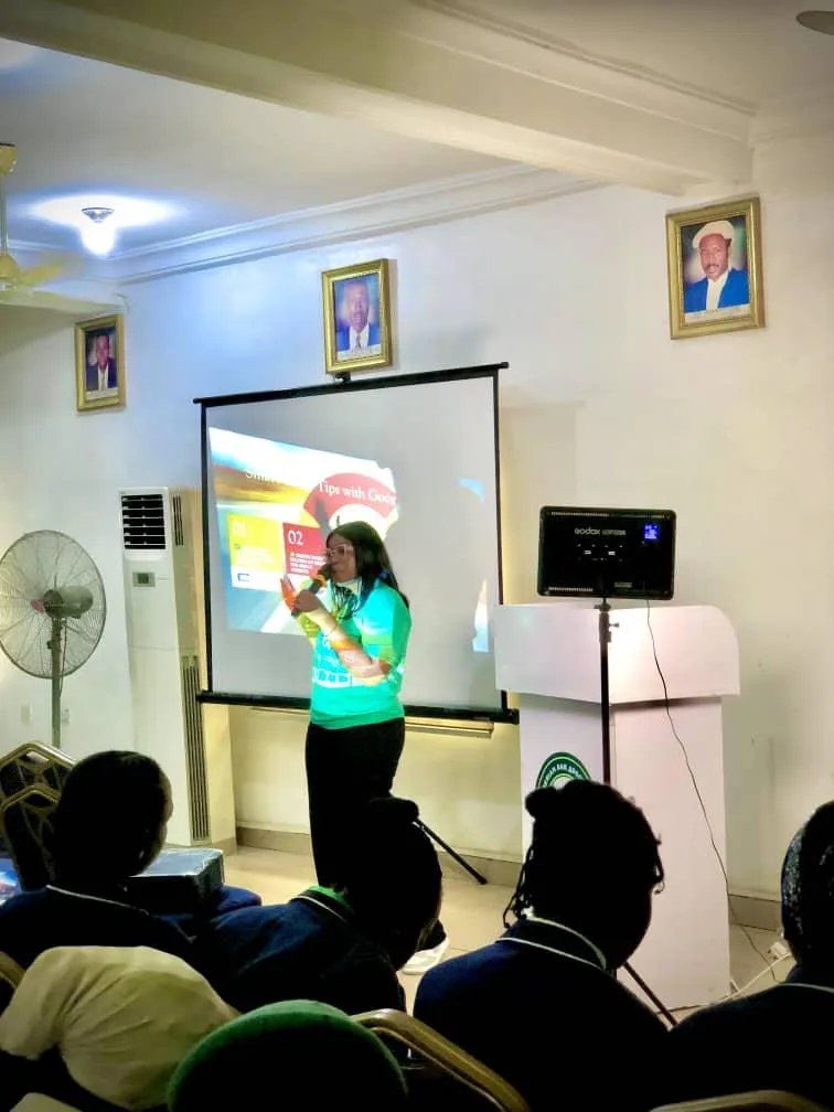 A mother and child at the Youth Mentorship Initiative