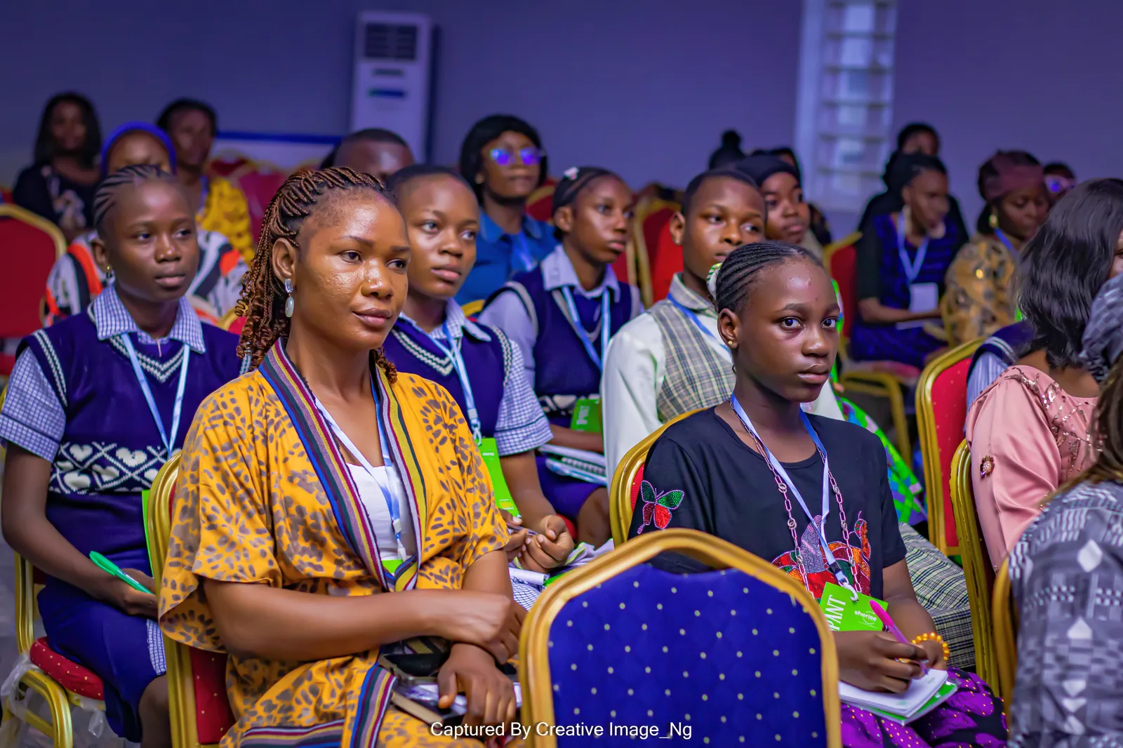 Women gathered at a SheRise leadership session